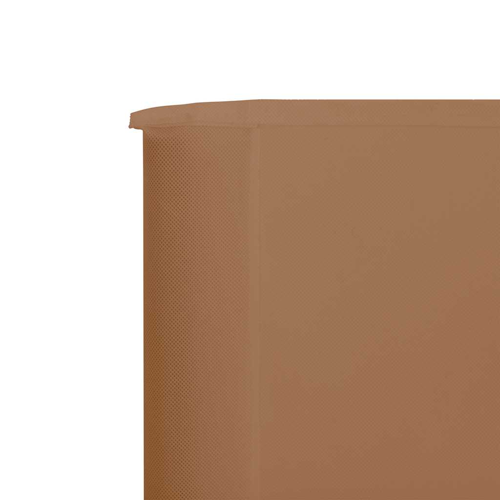 3-teiliges Windschutzgewebe 400 x 120 cm Weiß