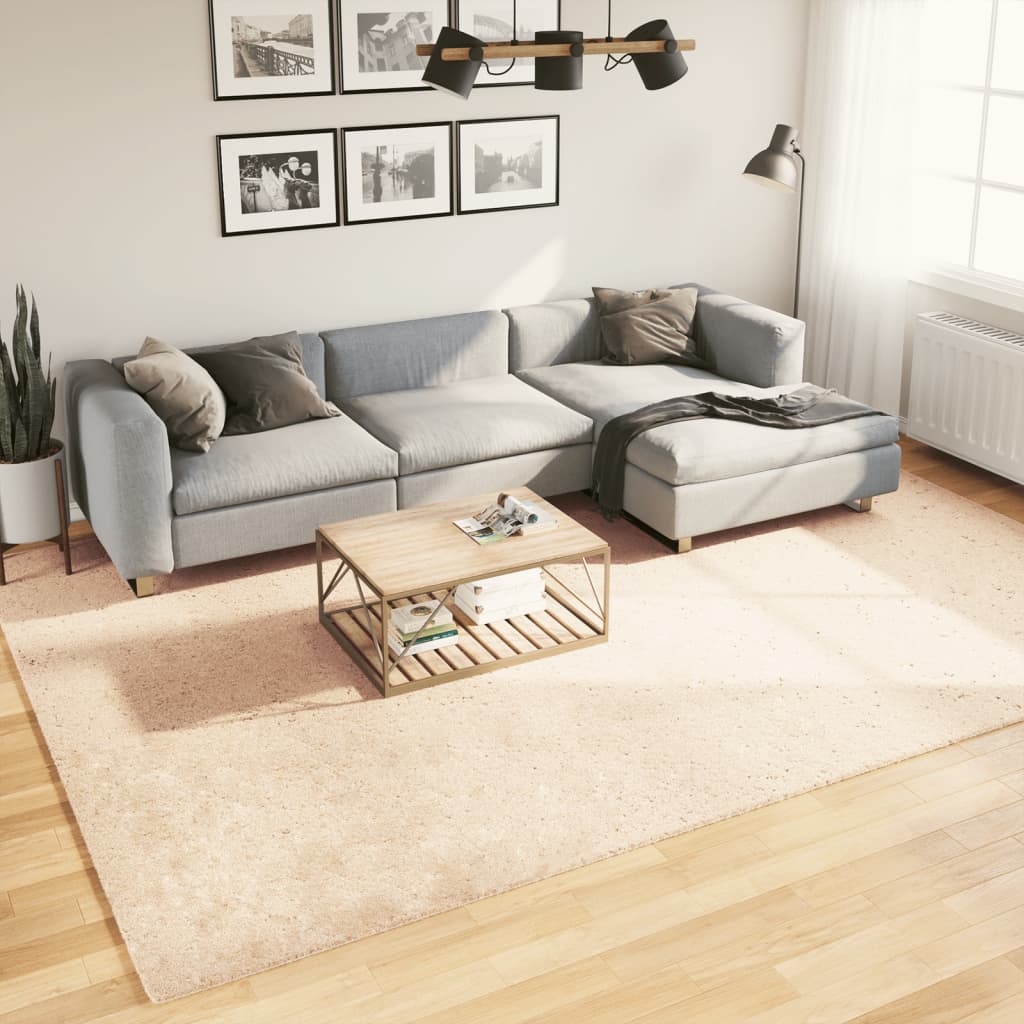 Teppich HUARTE Kurzflor Weich und Waschbar Anthrazit 60x110 cm