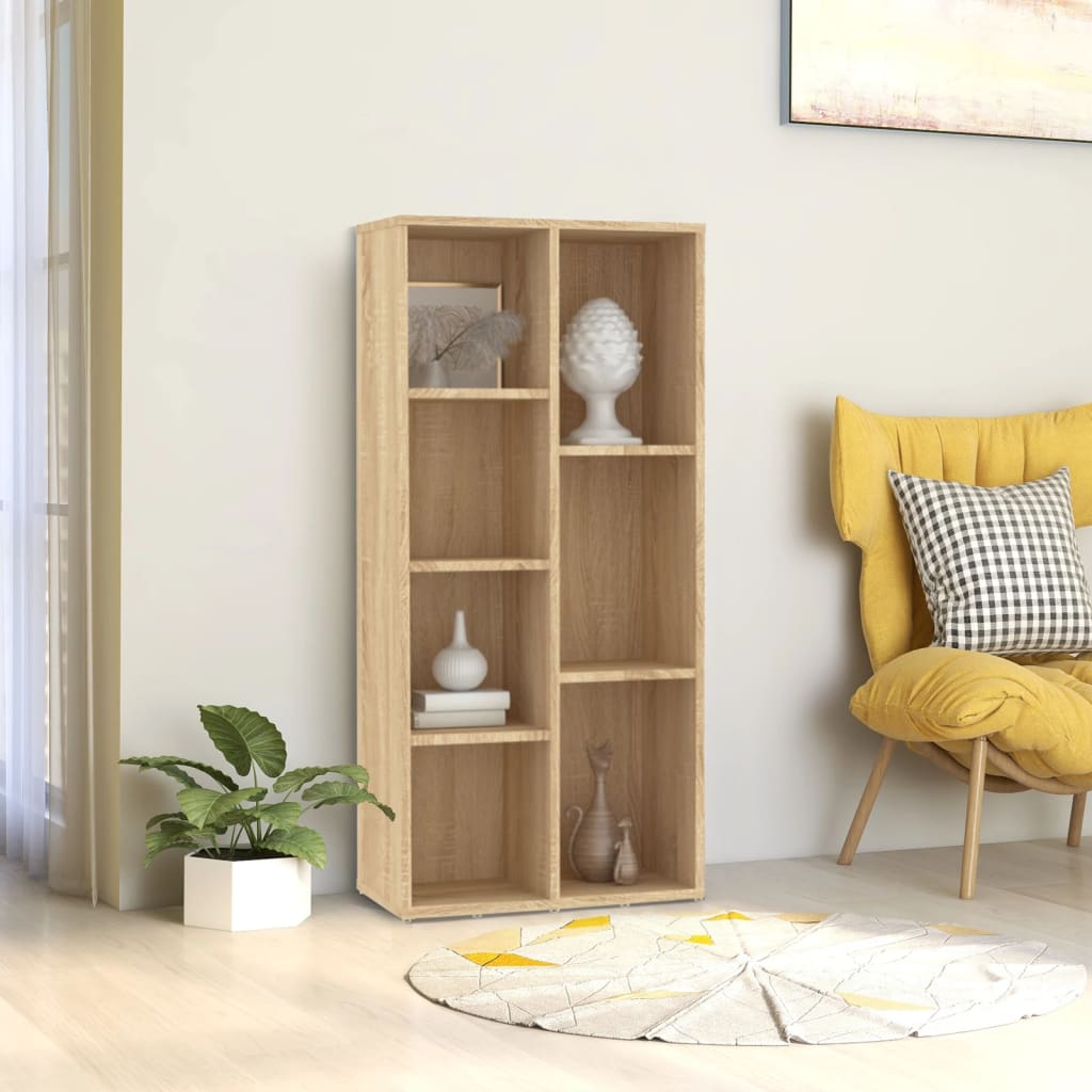 Bücherregal Weiß 50×25×106 cm Holzwerkstoff