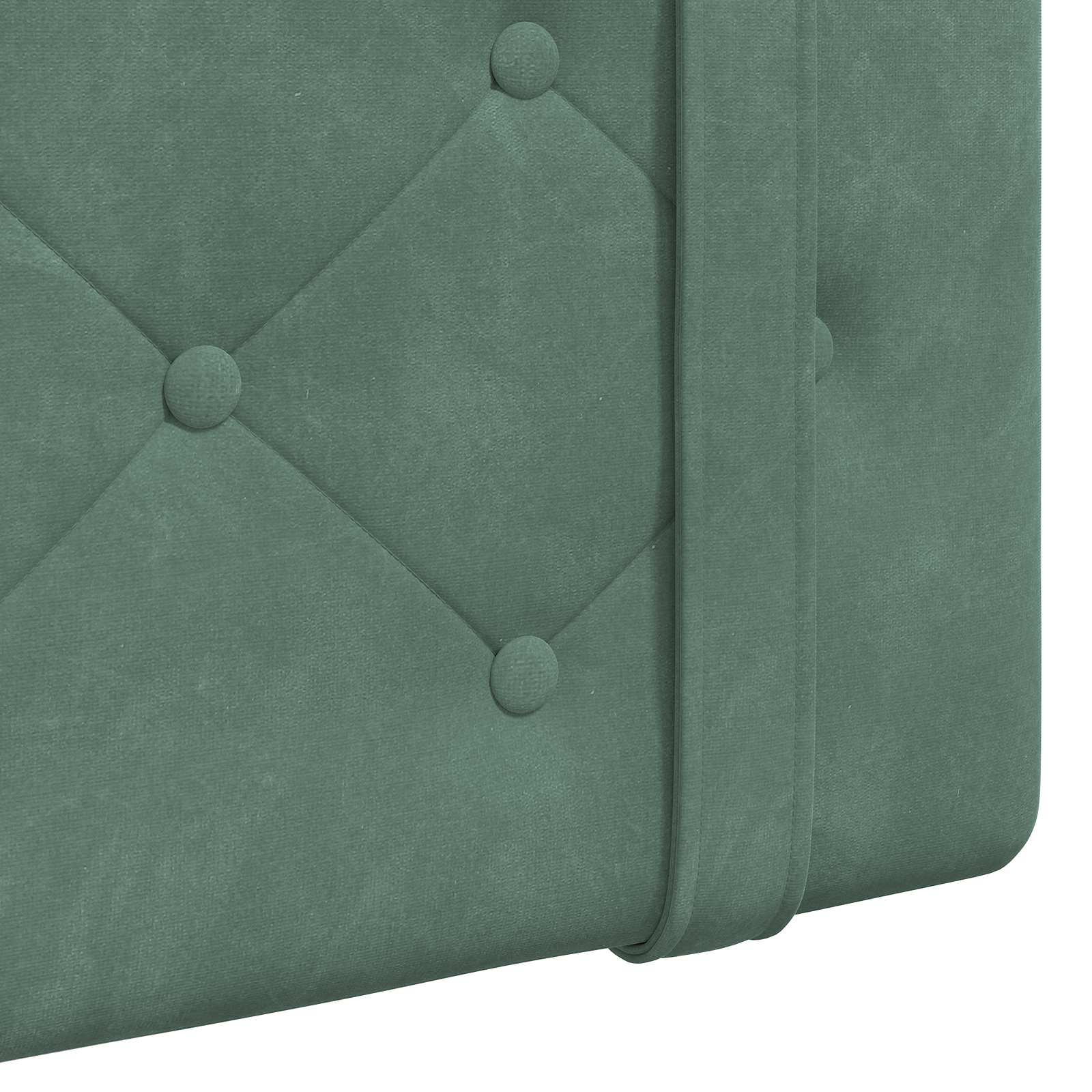 Hängendes Kopfteil Mit LED Licht Hellgrau Samt