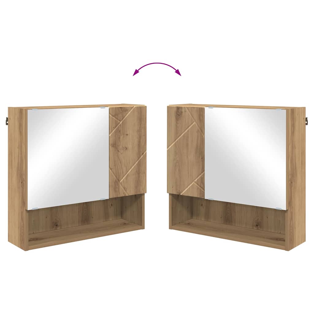 Badezimmermöbel-Set mit Tür 4 pcs Weiß Holzwerkstoff & Metall