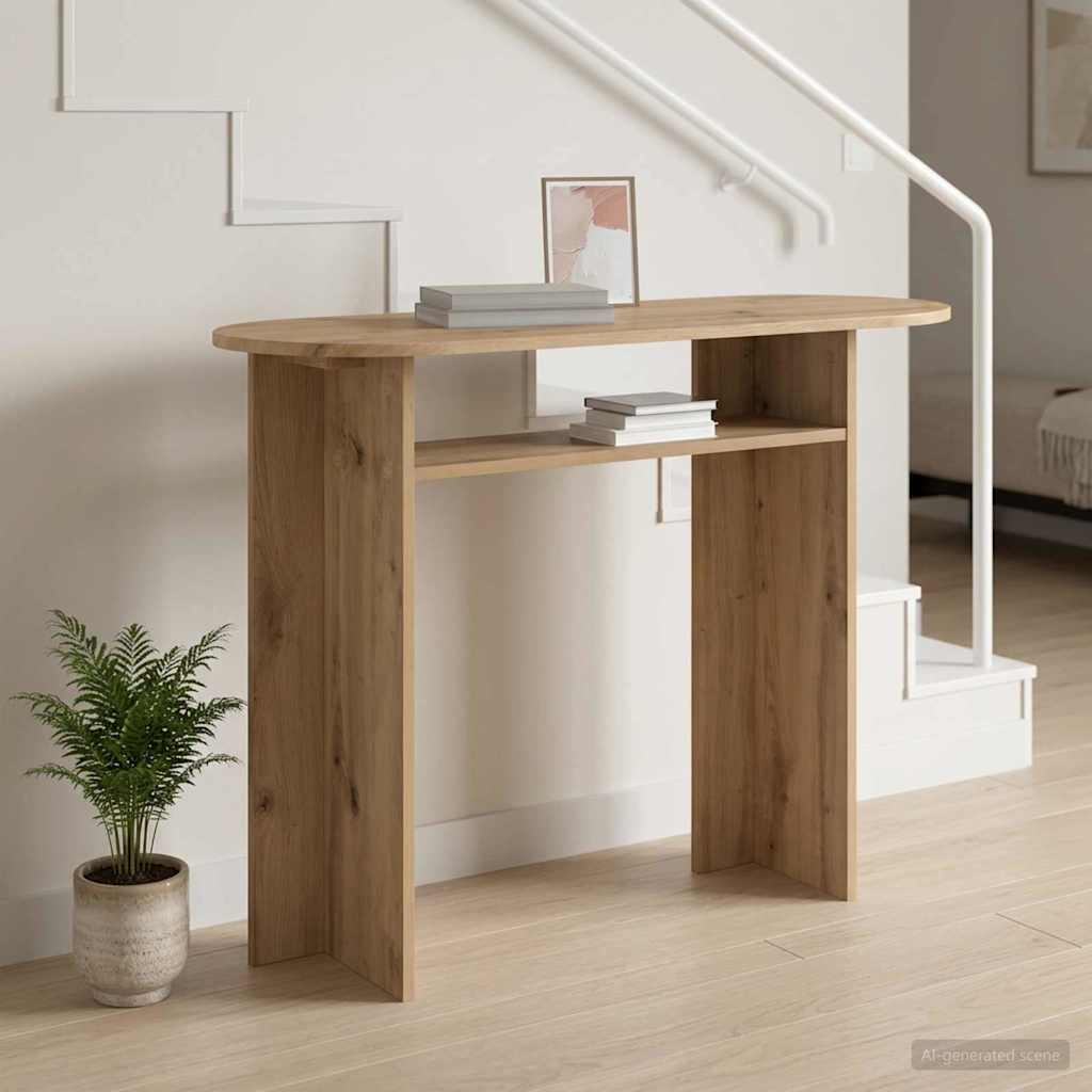 Konsolentisch Weiß 100 x 39,5 x 75 cm Holzwerkstoff