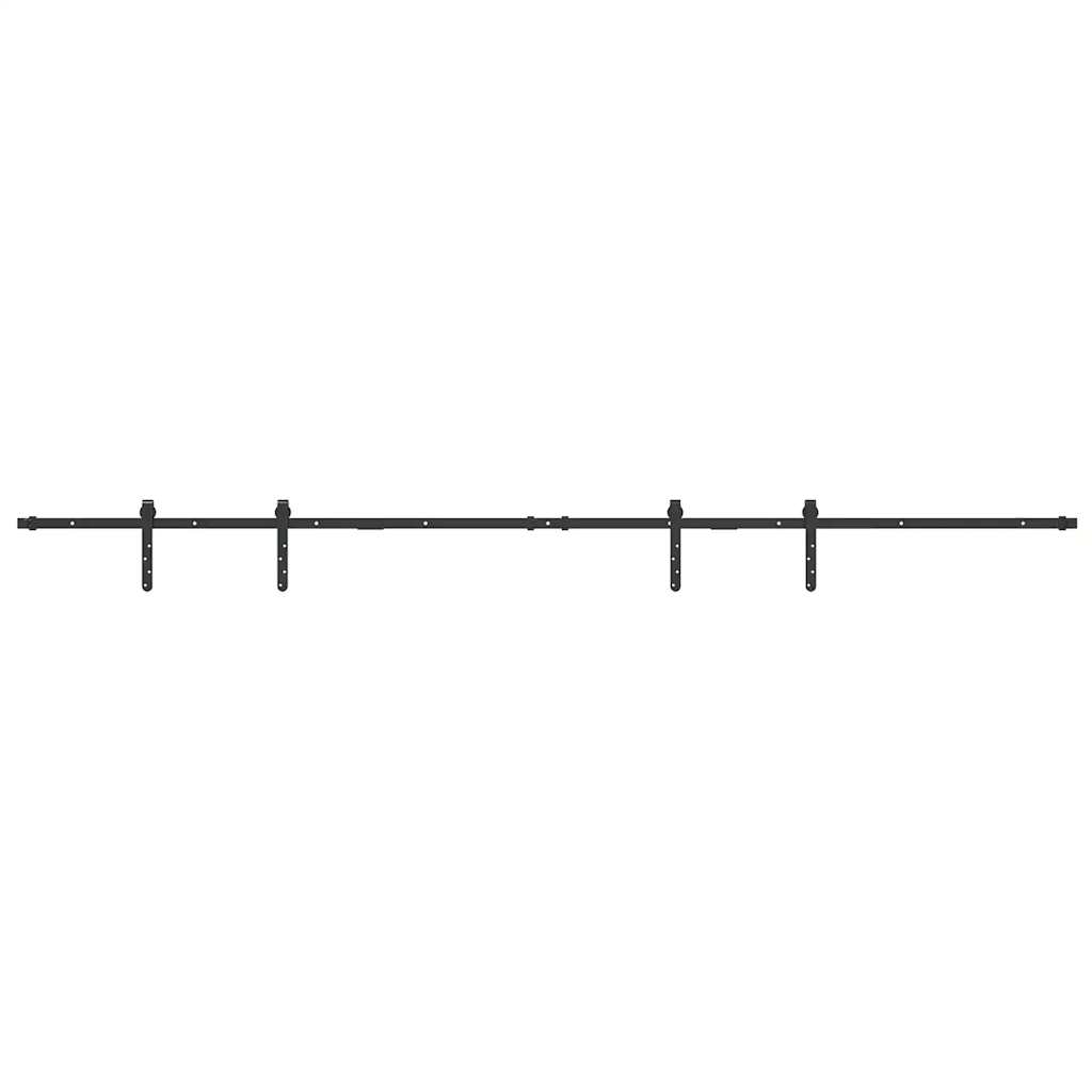 Schiebetürbeschlag Set für Schranktüren 91 cm Karbonstahl