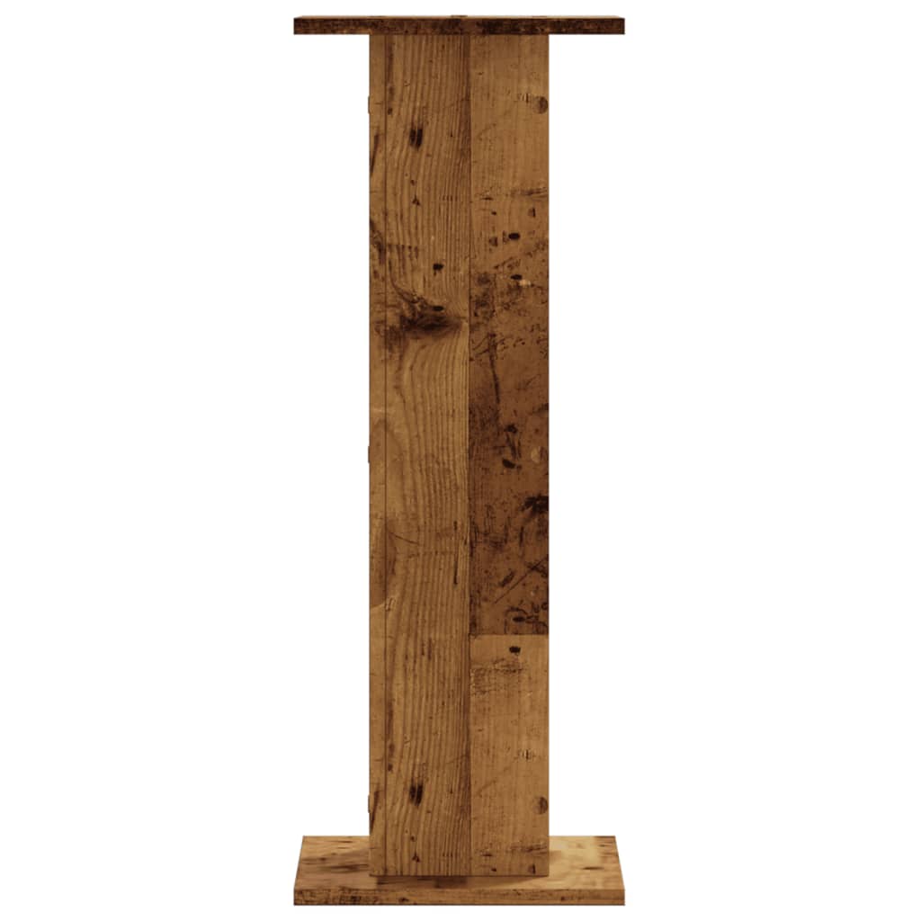 Pflanzenständer 2 Stk. Weiß 30x30x40 cm Holzwerkstoff