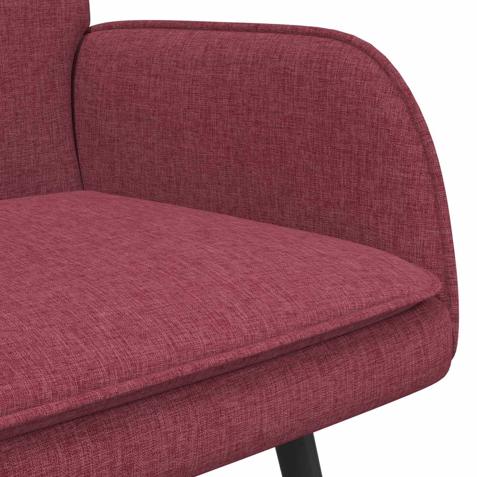 2-Sitzer Sofa Hellgrau 115 x 61 x 87 cm Stoff