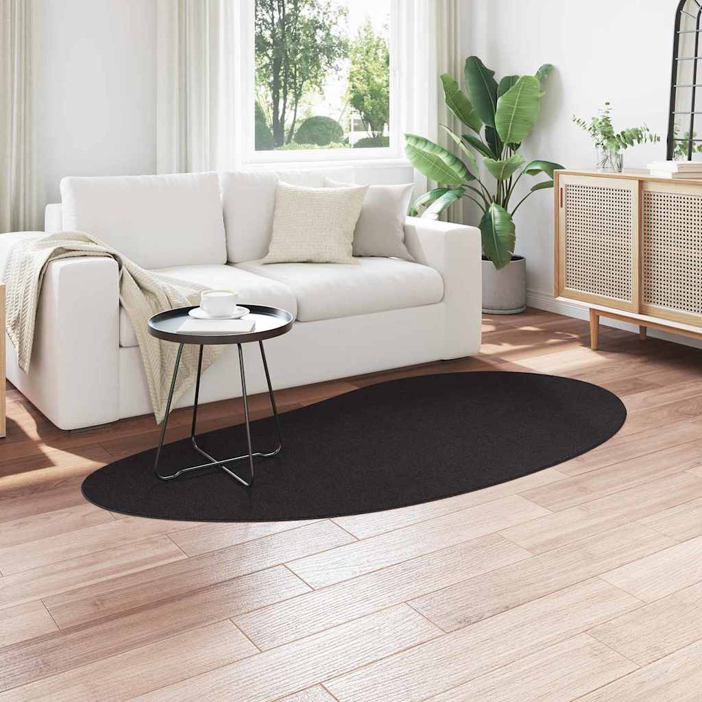Bereichsteppiche HUARTE Anthrazit 100 x 200 cm Polyester