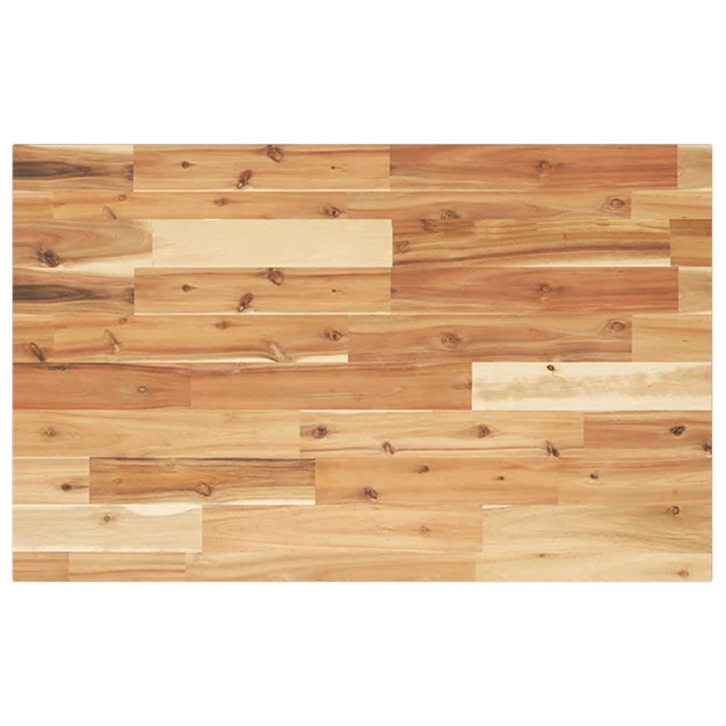 Tischplatte Rechteckig 60x50x2 cm Massivholz Akazie