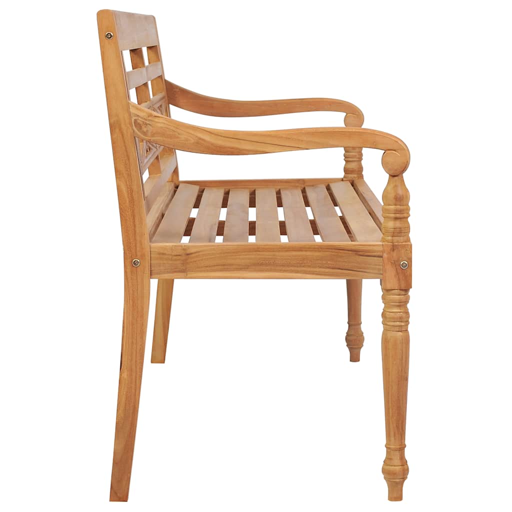 Batavia-Sitzbank 150 cm Massivholz Teak