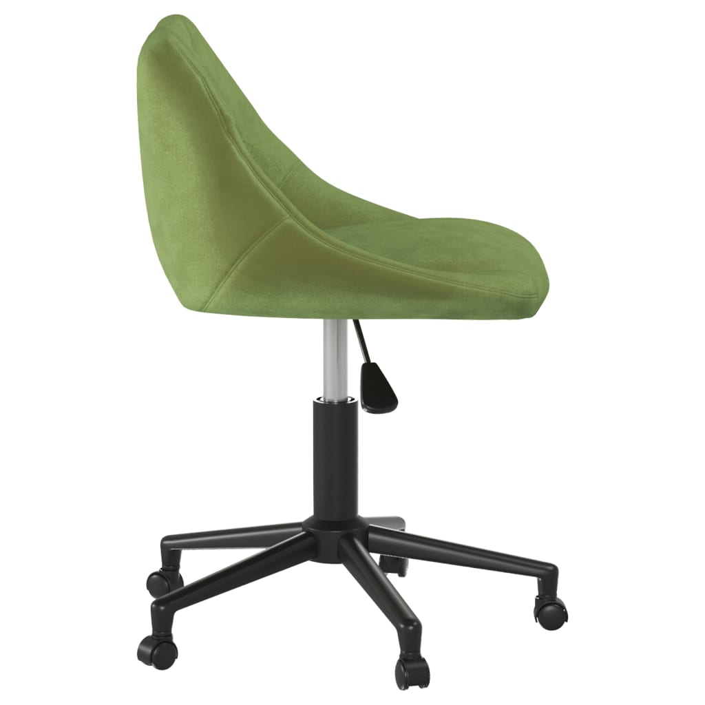 Bürostuhl Drehbar Creme Samt