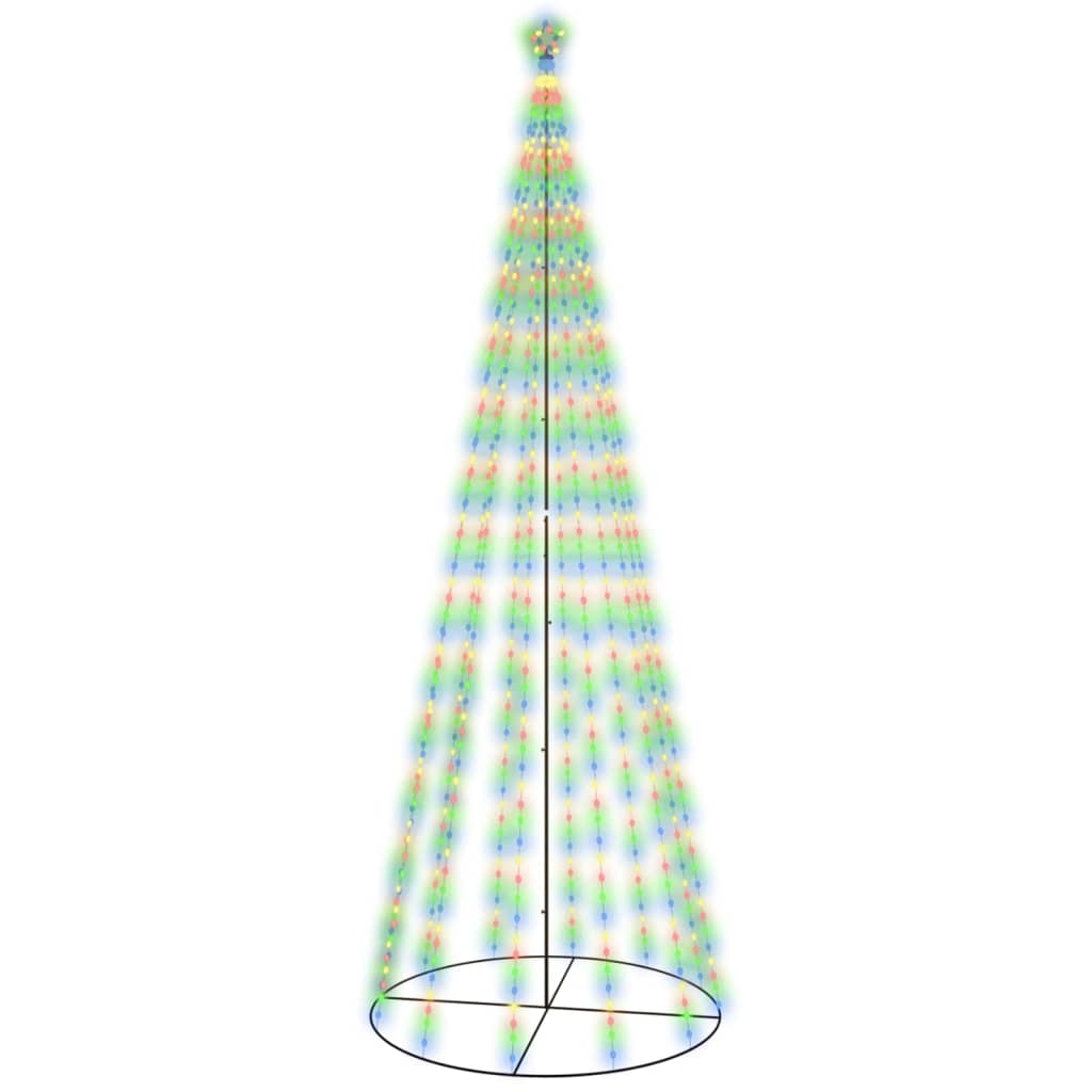 LED-Weihnachtsbaum Kegelform Warmweiß 108 LEDs 70x180 cm