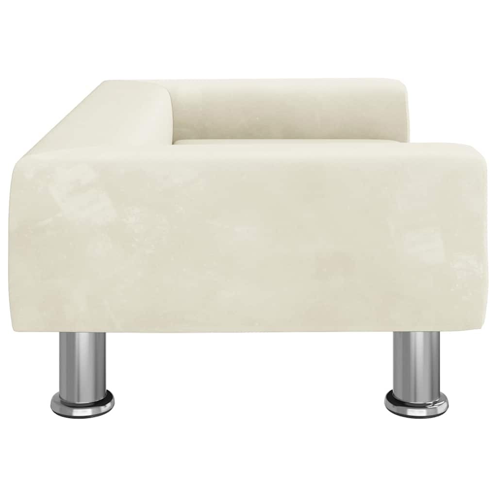 Hundebett Blau 70x45x26,5 cm Samt