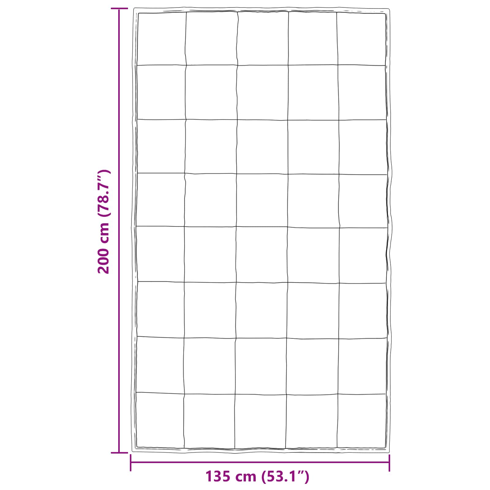 Sommerdecke Gold 135 x 200 cm Satin und Mikrofaser
