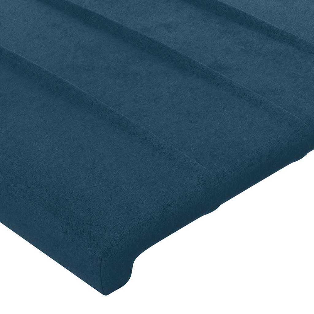 Kopfteil Hellgrau 80x5x118/128 cm Samt