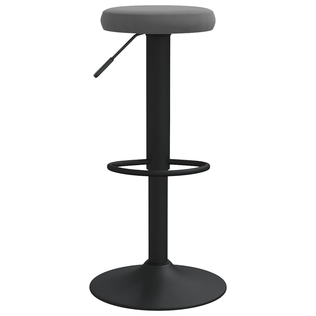 Barhocker 2 Stk. Schwarz Samt