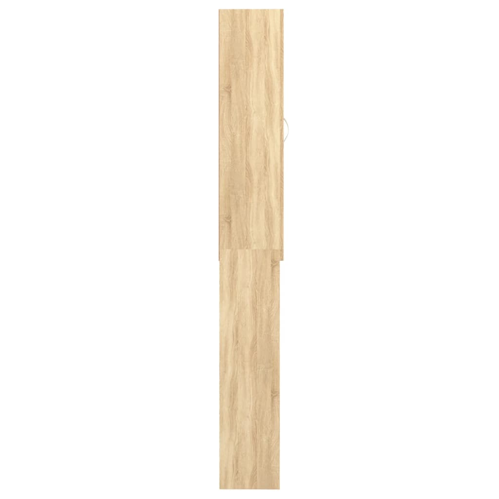 Waschmaschinenschrank Weiß 64x25,5x190 cm