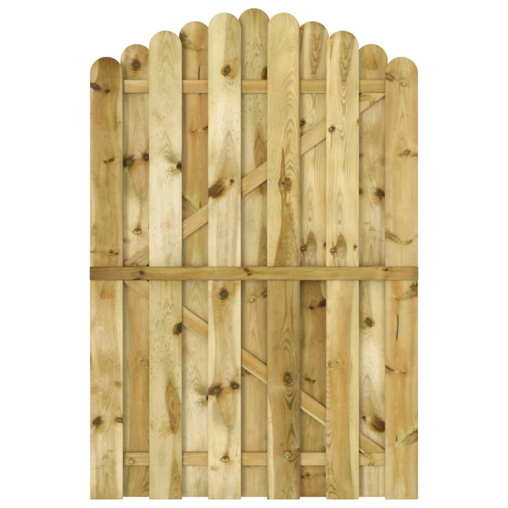 Gartentor Imprägniertes Kiefernholz 100x75 cm