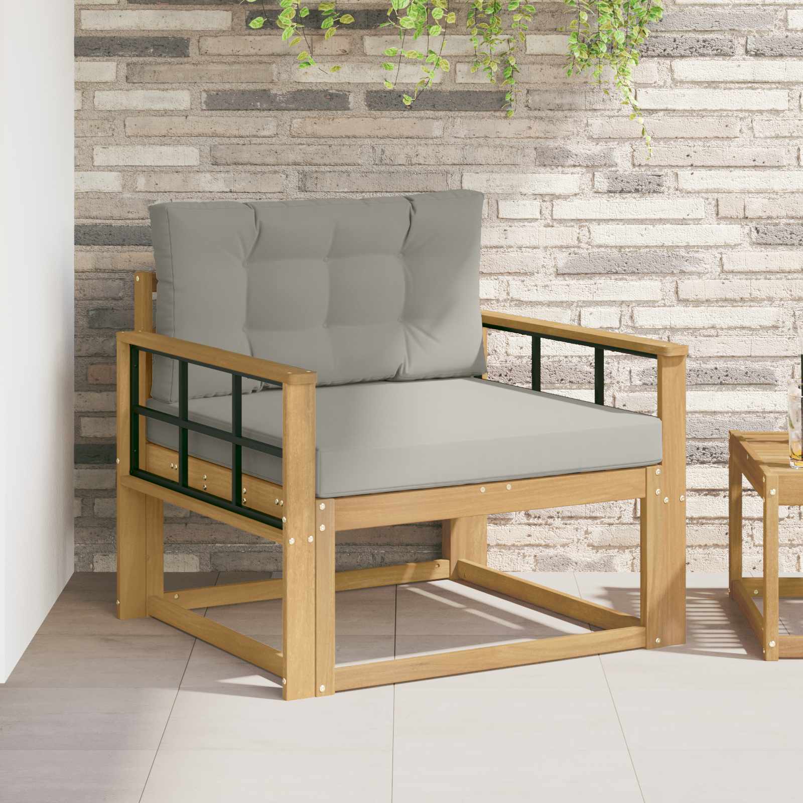 Outdoor Mittelsofa Natur