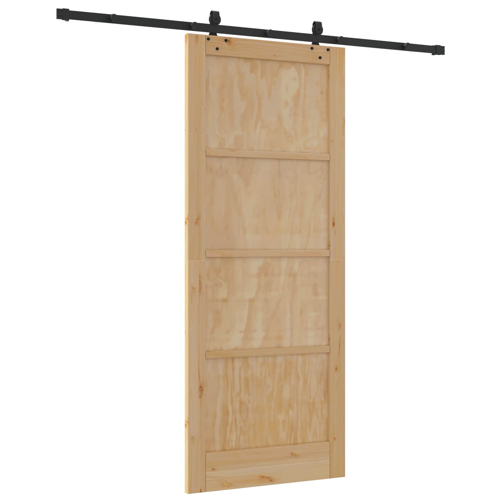 Schiebetür ORKDAL Natur 61 x 198,5 cm Massives Kiefernholz