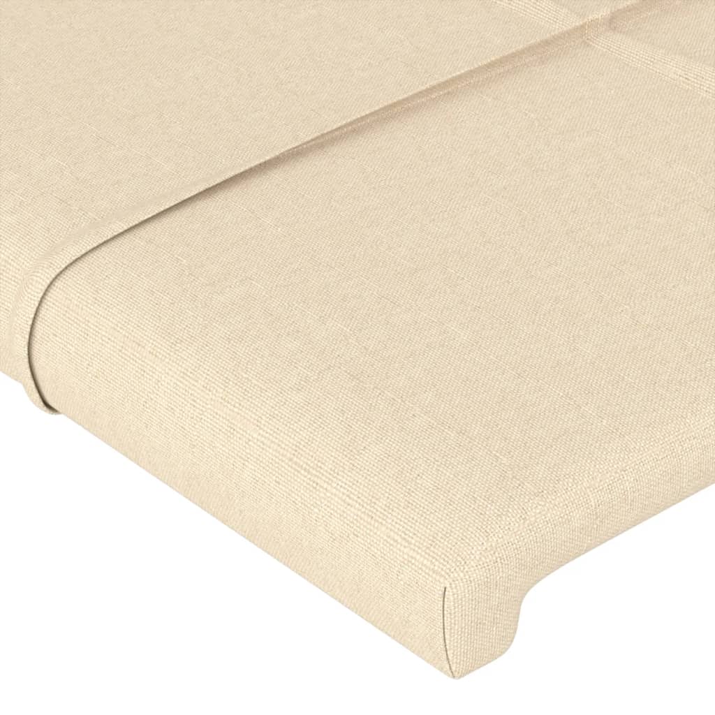 Kopfteil Hellgrau 80x5x118/128 cm Stoff