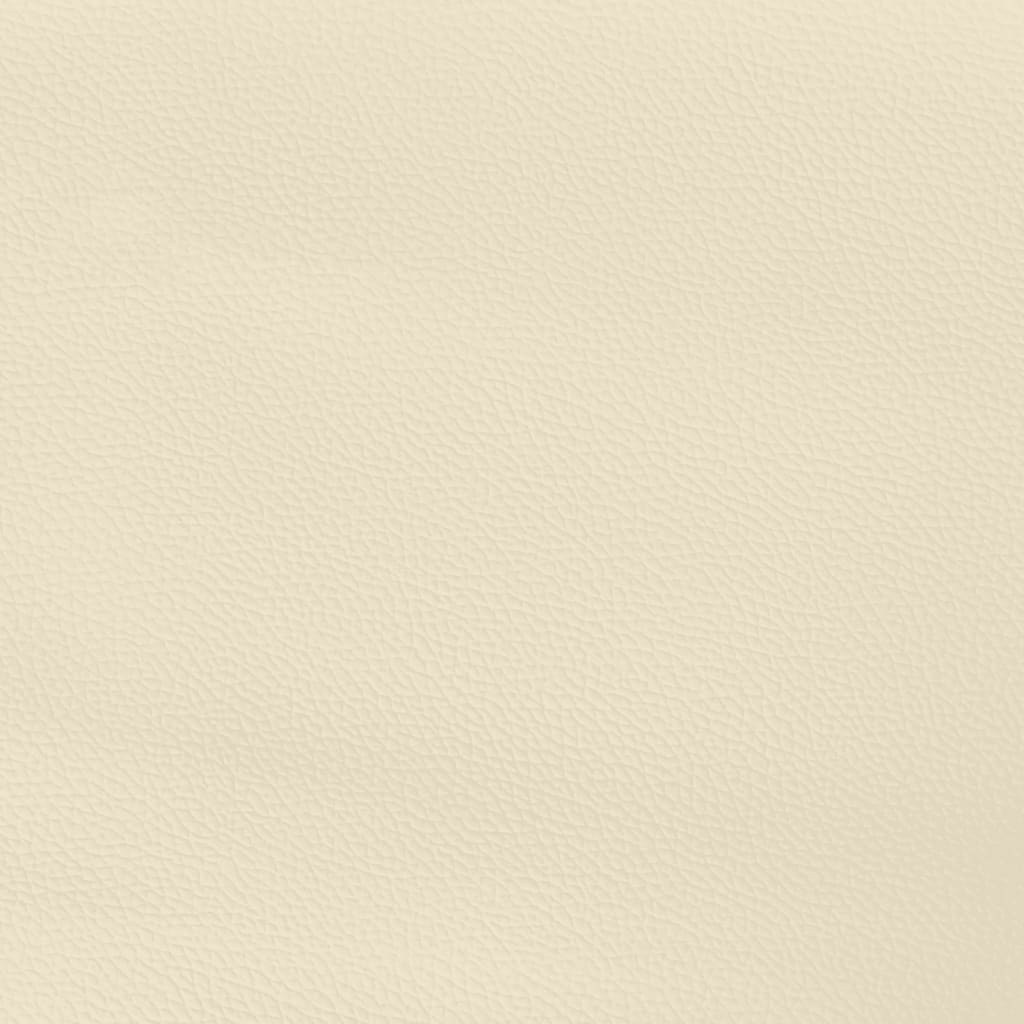 Taschenfederkernmatratze Mittel Schwarz 80x200x20 cm Kunstleder