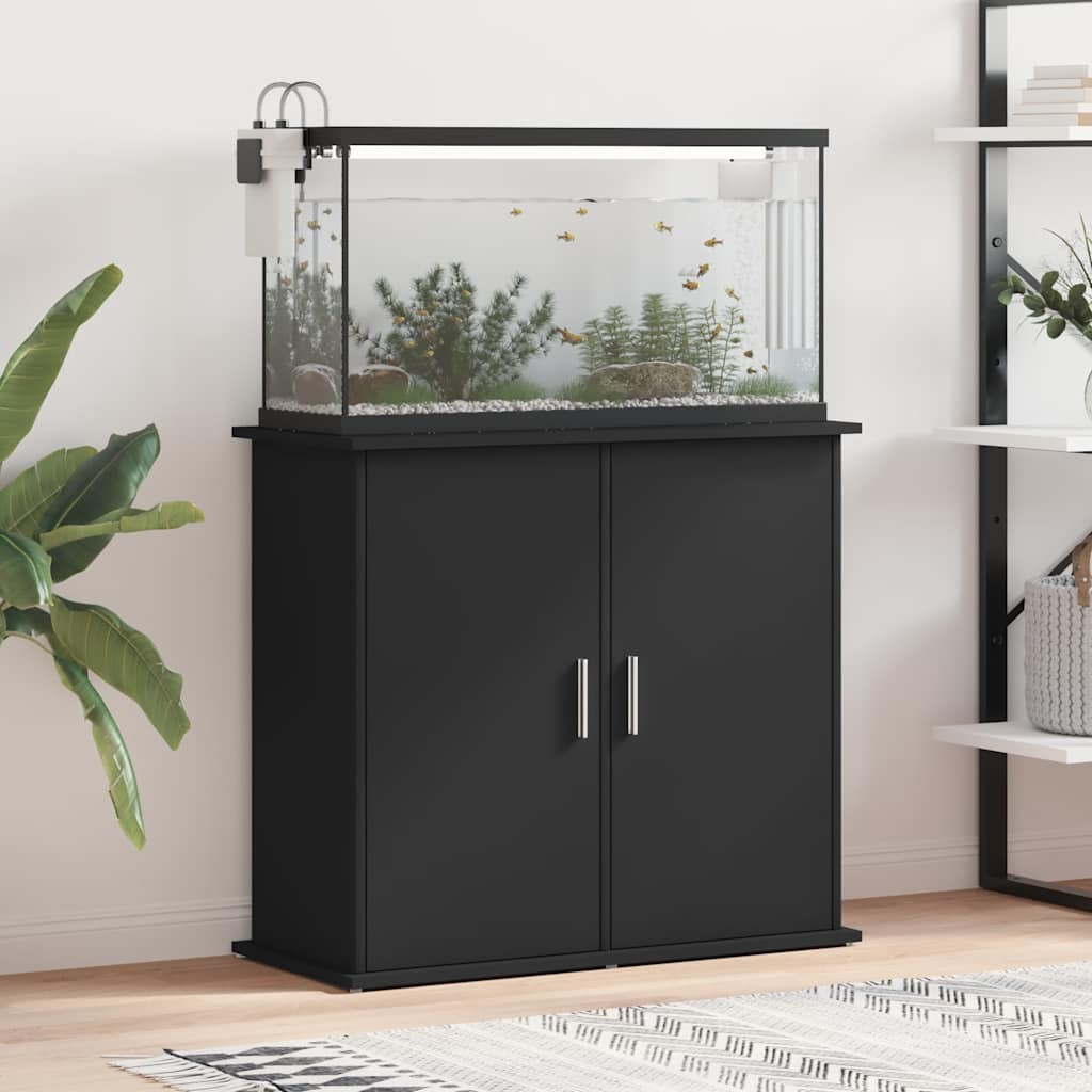 Aquariumständer Weiß 81x36x73 cm Holzwerkstoff