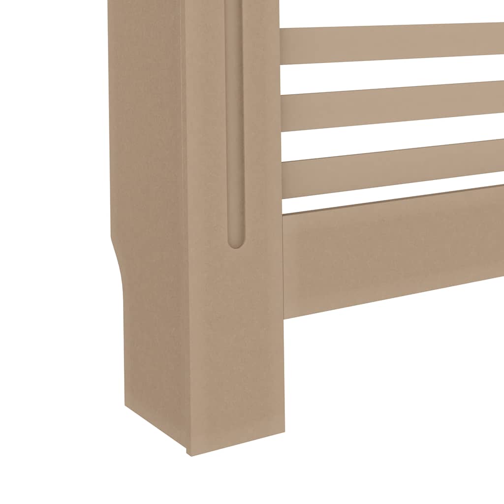 Heizkörperabdeckung Weiß 112×19×81,5 cm MDF