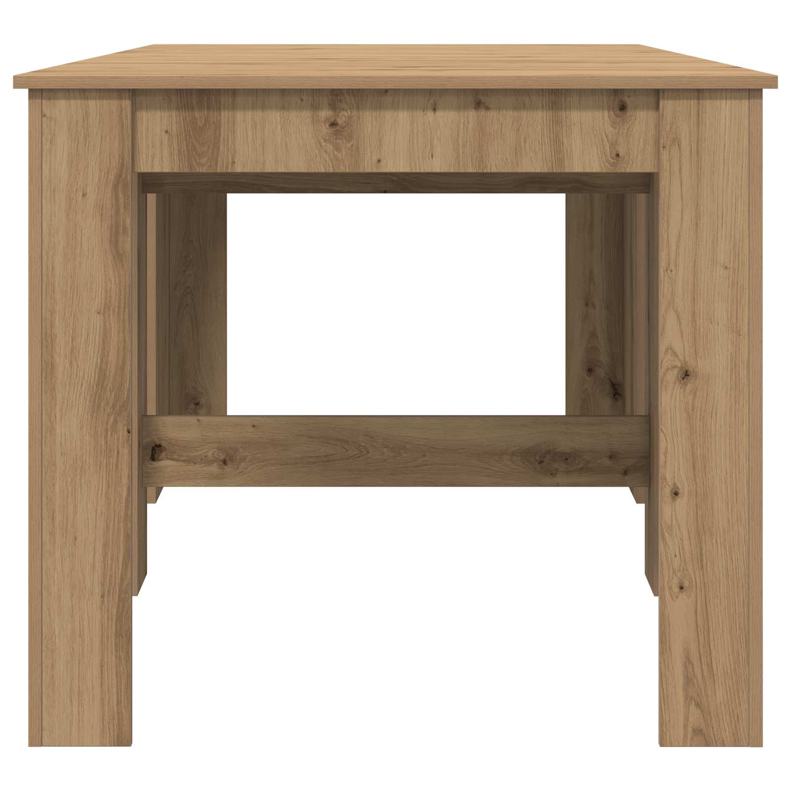 Esstisch 180 x 85 x 75 cm Holzwerkstoff Schwarze Eiche