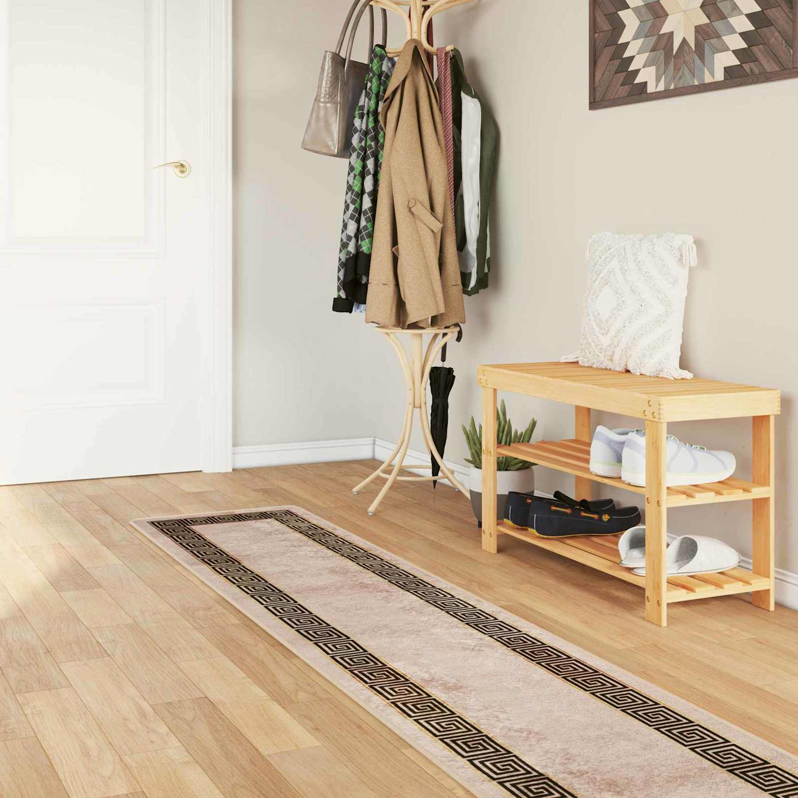 Teppich Waschbar Mehrfarbig 160x230 cm
