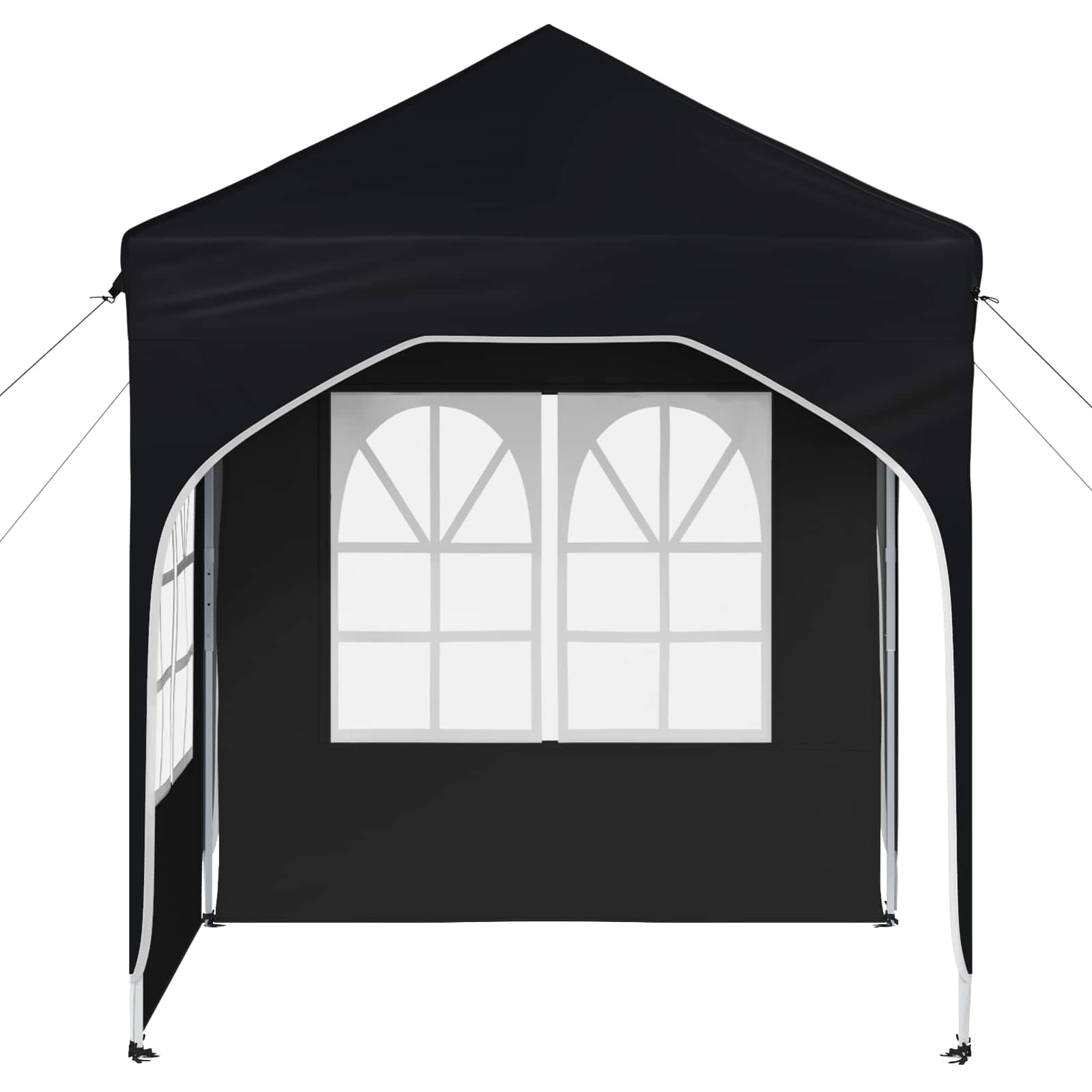 Pop-up Partyzelt 194 x 194 x 245 cm Creme