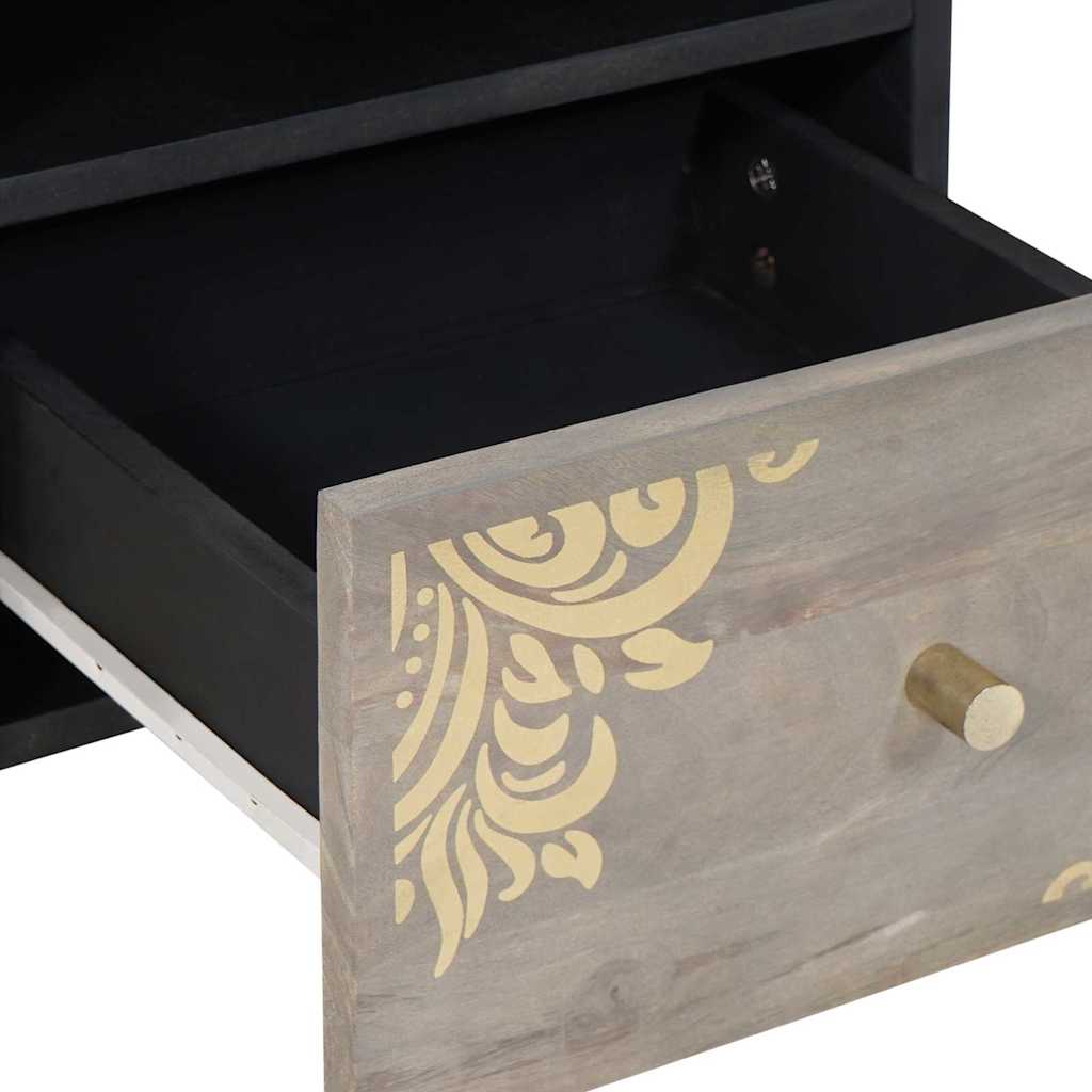 TV-Schränk Honigbraun 70 x 33 x 46 cm Massivholz Mango