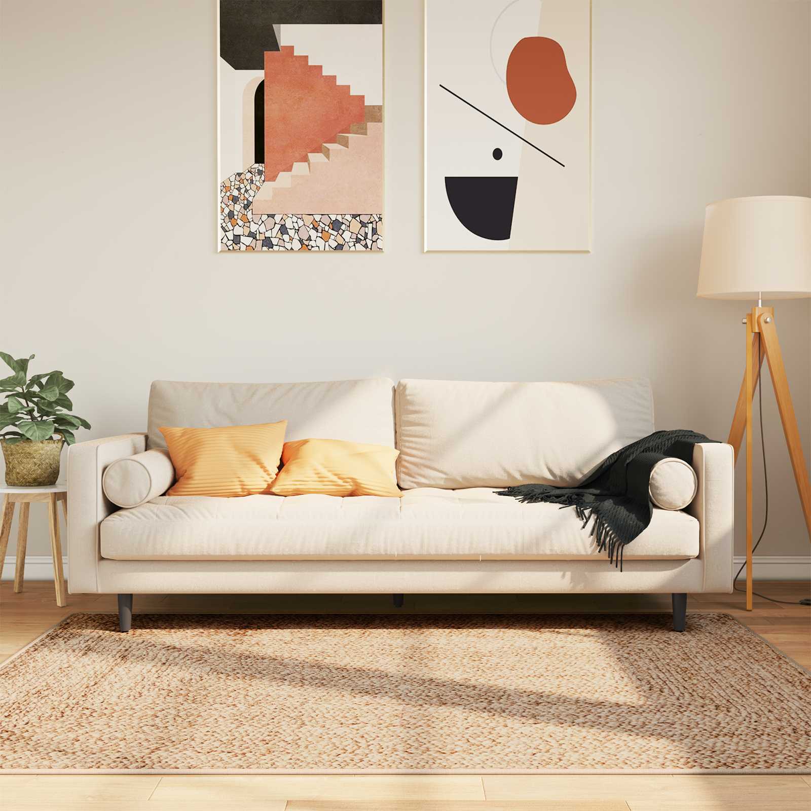 Teppich Waschbar Mehrfarbig 160x230 cm