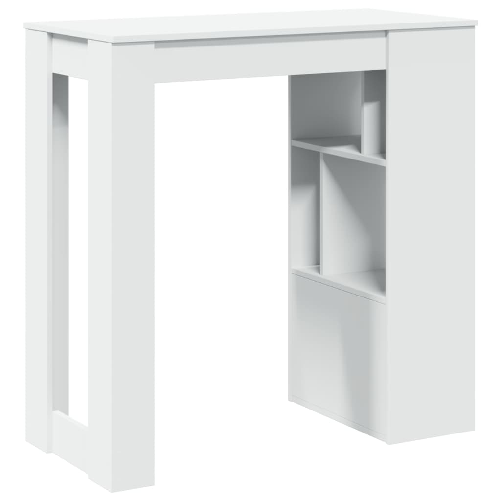 Bartisch Schwarz Eichen-Optik 102 x 50 x 103,5 cm Holzwerkstoff
