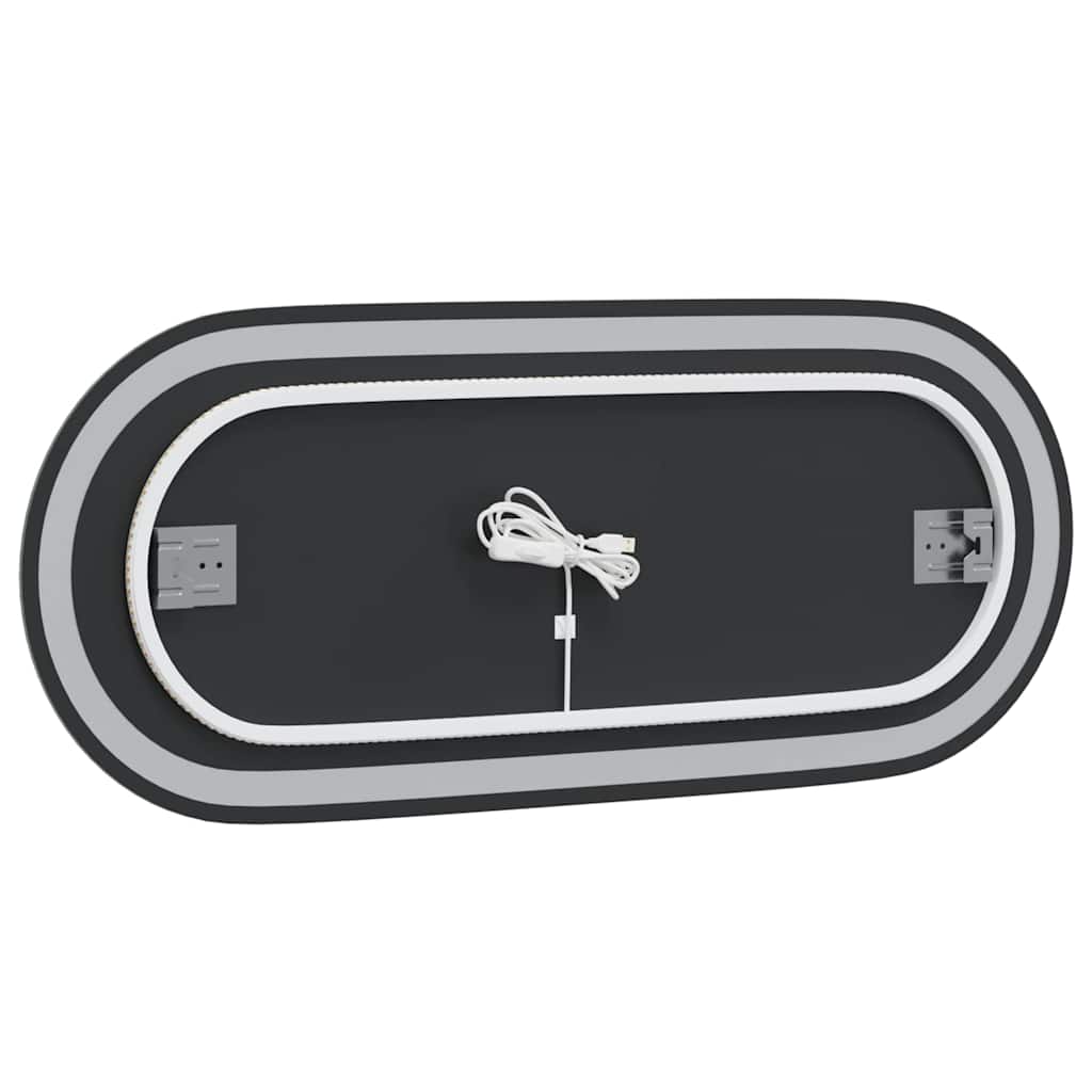 LED-Badspiegel 40x15 cm Oval