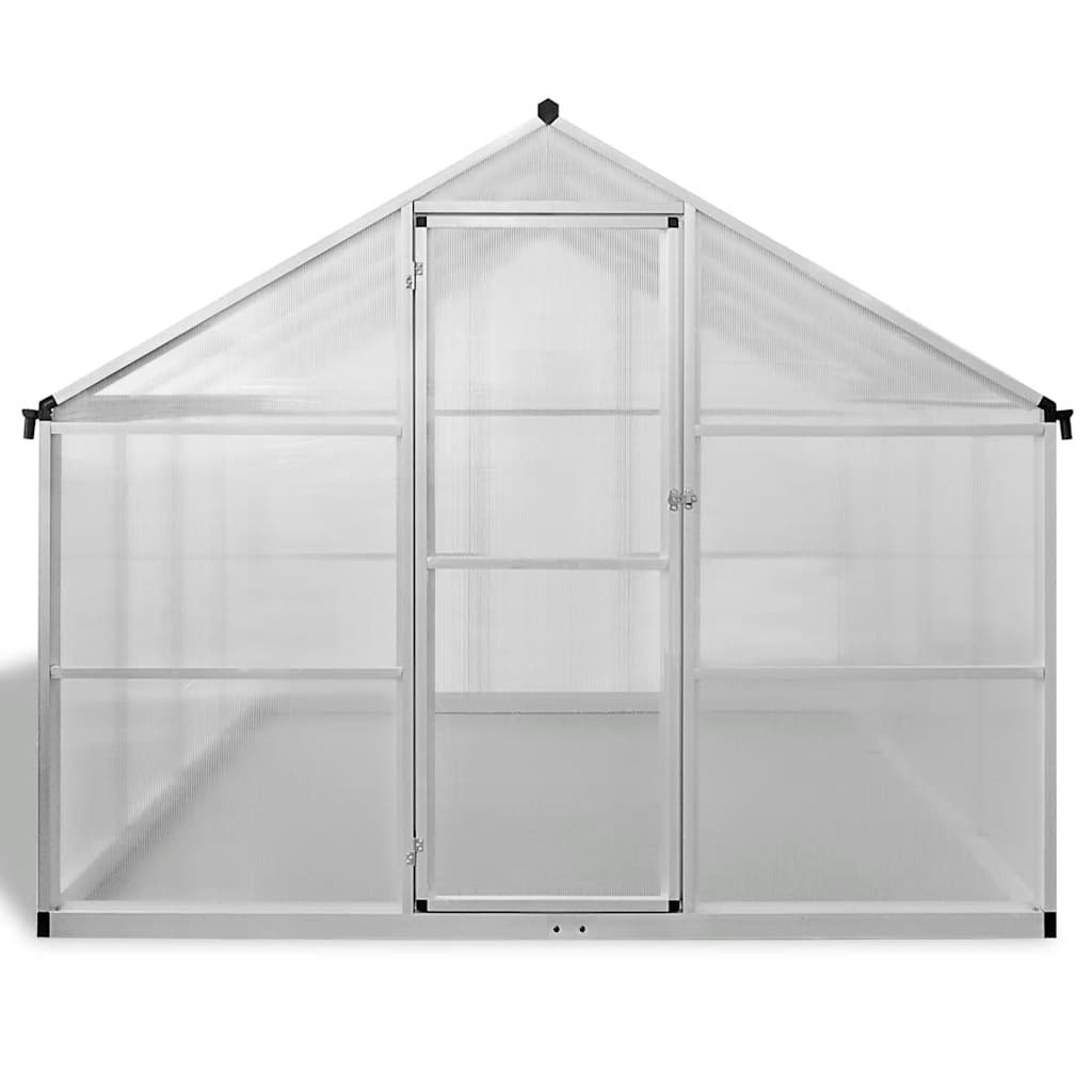 Gewächshaus Aluminium 302x190x195 cm 11,19 m³