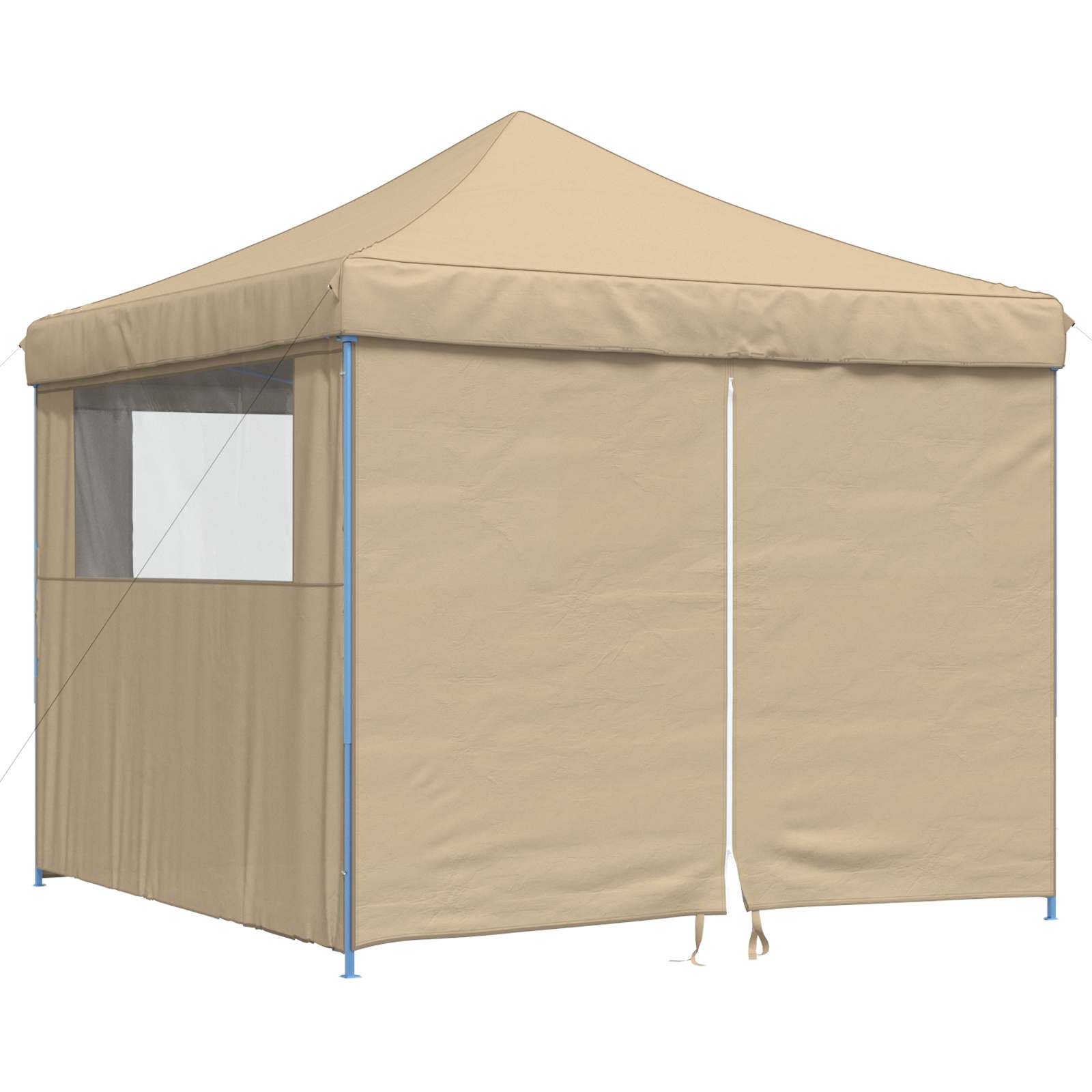 Partyzelt Faltbar Pop-Up Schwarz 292x292x315 cm