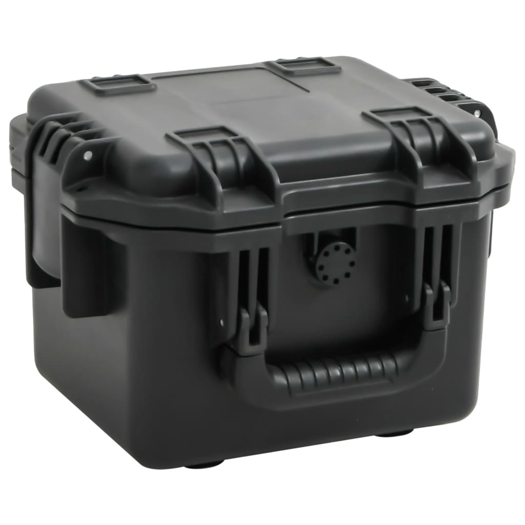 Koffer für Flugreise Tragbar Schwarz 46,5x21,5x17,5 cm PP