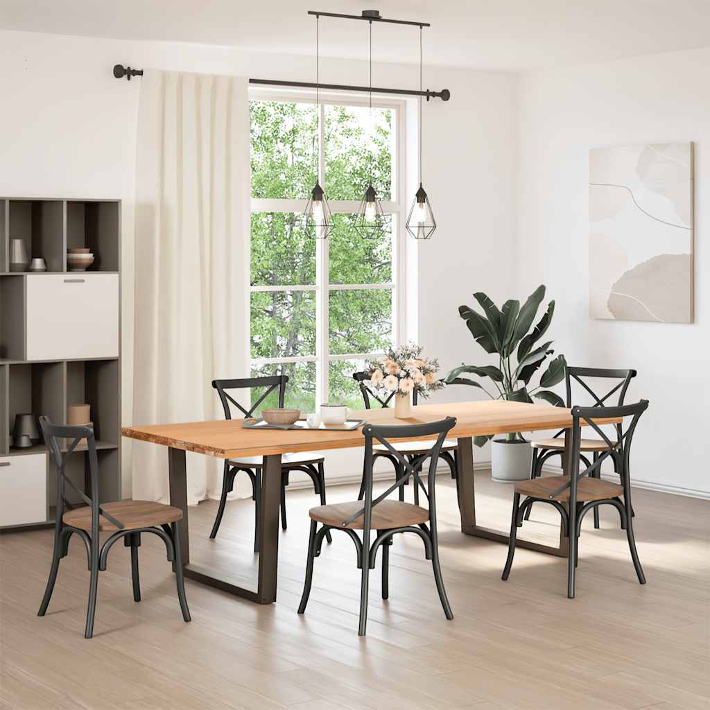 Couchtischbeine V-Form 2 Stück Schwarz 30x(30-31,3) cm Stahl
