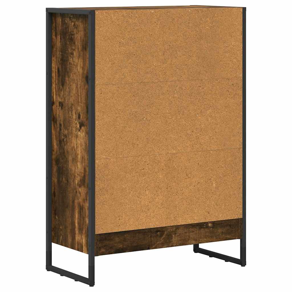 Bücherregal 2 pcs Schwarz Eichen-Optik 60 x 30 x 189,5 cm
