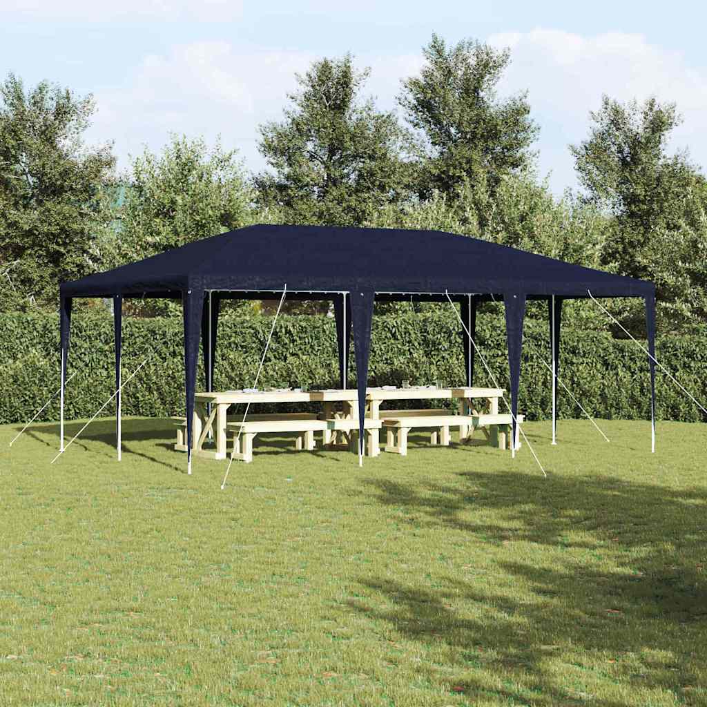 Party-Zelt Weiß 400 x 400 x 266 cm Polyethylen und Stahl