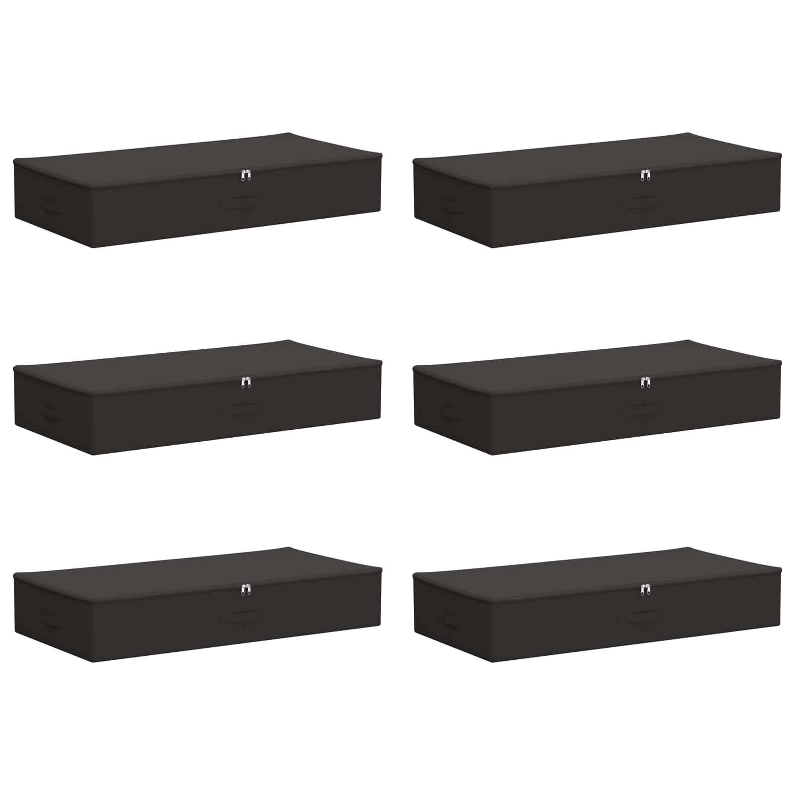 Aufbewahrungsbox Stoff 50x30x25 cm Anthrazit