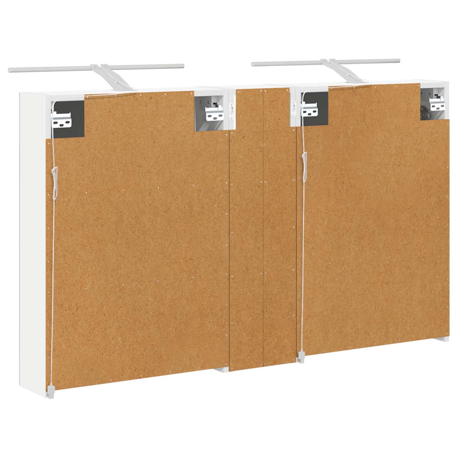 Badezimmerschrank-Set 3 pcs 80 x 10,5 x 50 cm Holzwerkstoff