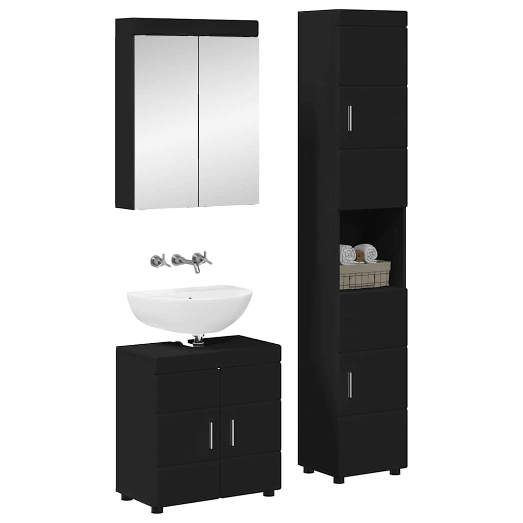 Badezimmermöbel-Set TULUM 2 pcs Weiß 60 x 34 x 63 cm