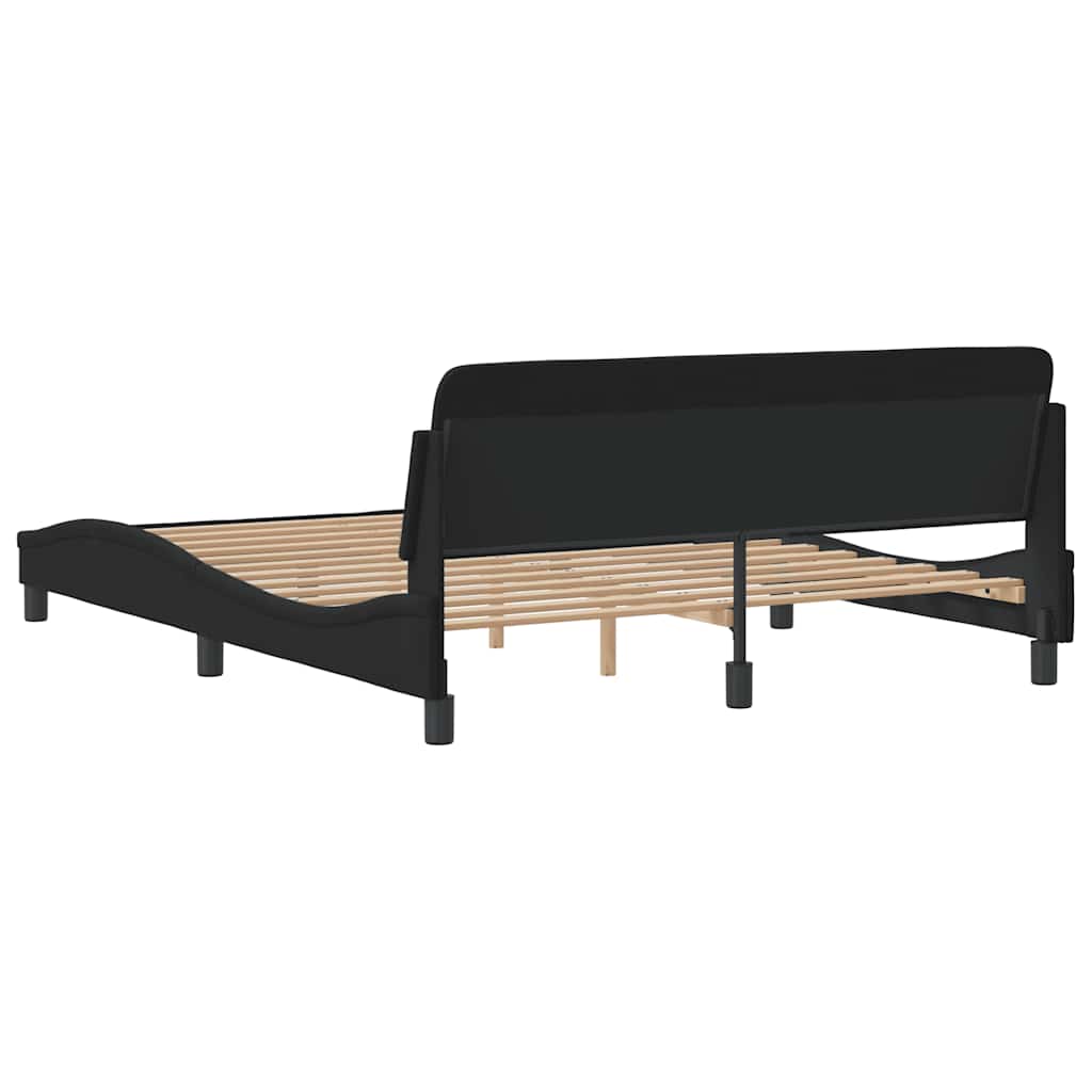 Bettgestell "Dover" Hellgrau 80x200 cm Samt