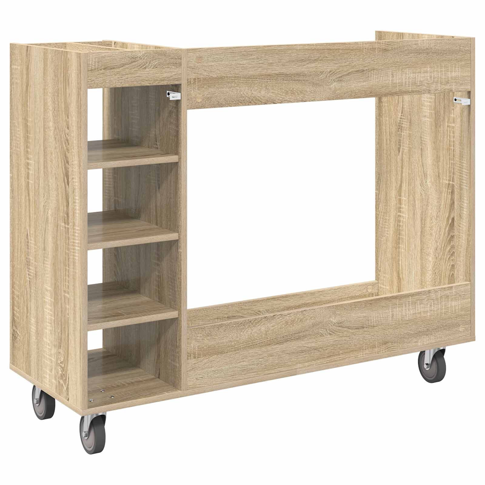 Golf Schrank Mit Rad Uni Weiß 65 x 45 x 98 cm