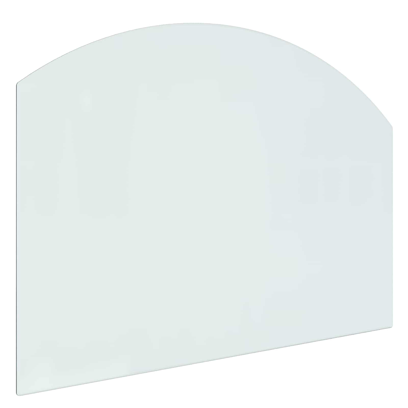 Feuerstelle Glasplatte Transparent 80 x 50 cm Glas