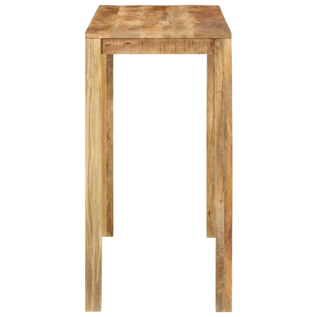 Konsolentisch 110x35x76 cm Raues Mangoholz