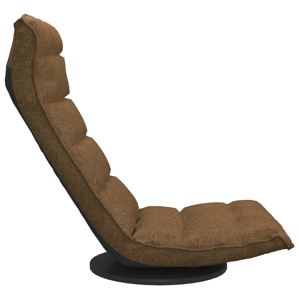 Bodenstuhl Drehbar Dunkelgrün 70x51x79 cm Stoff