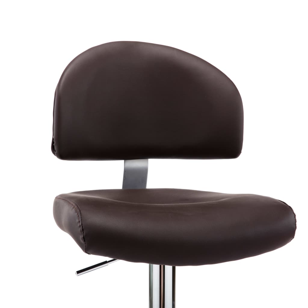 Barhocker Schwarz Kunstleder