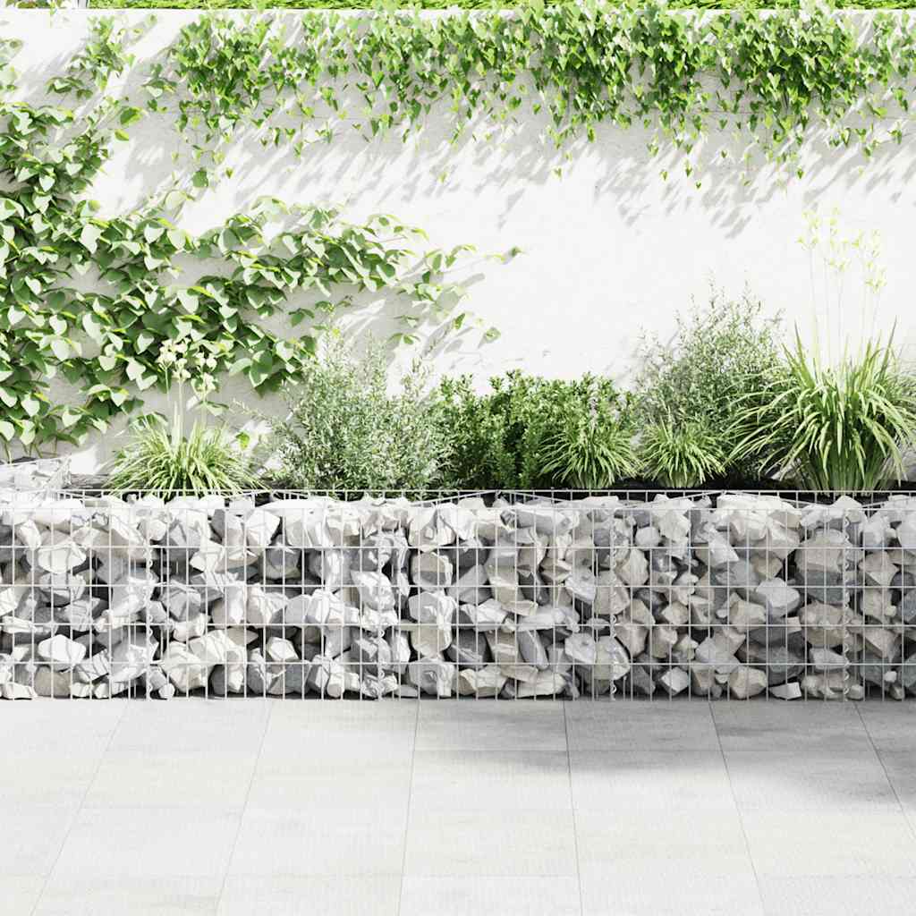 Gabionenwand Verzinkter Stahl 450×30×100 cm