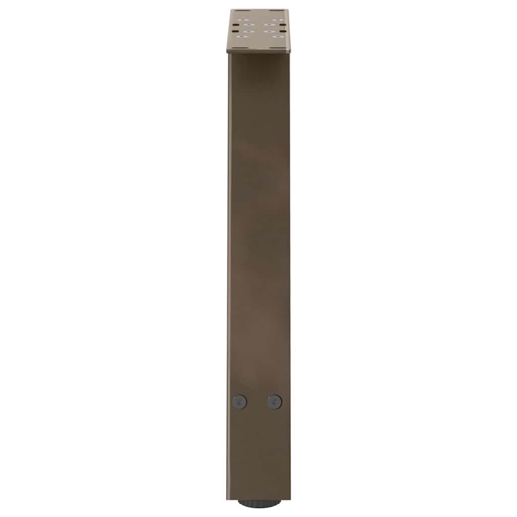 Couchtischbeine A-Form 2 Stk. 30x(30-31) cm Stahl